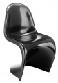 S Shaped Chair in Black
