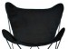 Butterfly Chair Replacement Cover -Black Cotton Duck